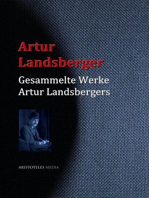 cover image of Gesammelte Werke Artur Landsbergers